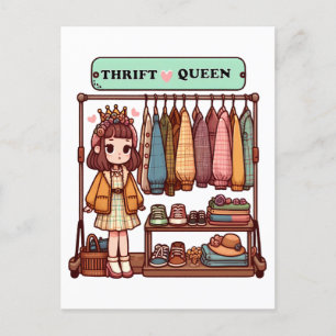 Carte Postale Reine Thrift