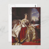 Carte Postale Reine Victoria : Coronation (Devant / Derrière)