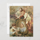 Carte Postale Reine Victoria - En mémoire (Devant / Derrière)