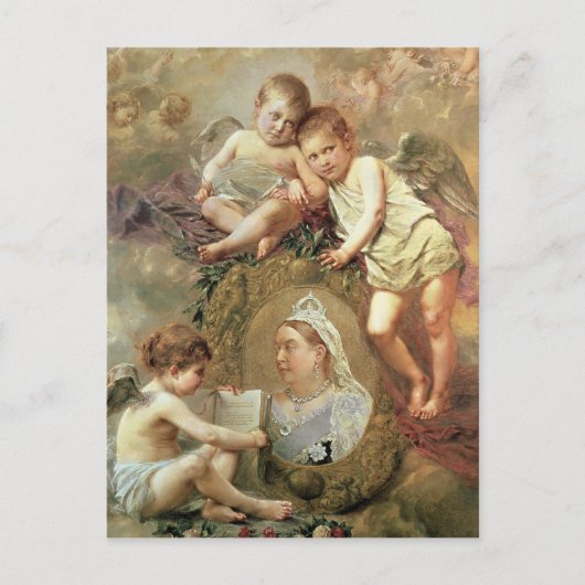 Carte Postale Reine Victoria - En mémoire (Devant)