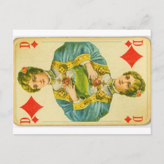 Carte Postale Reine victorienne des diamants (Devant)