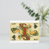 Carte Postale Reine victorienne des pique (Debout devant)