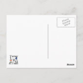 Carte postale Reinedeer of the Northern Lights (Dos)