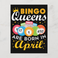 Reines de Bingo Nées en Avril Date d'Anniversaire 