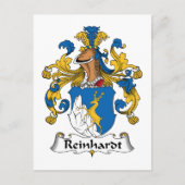 Carte Postale Reinhardt Family Crest (Devant)