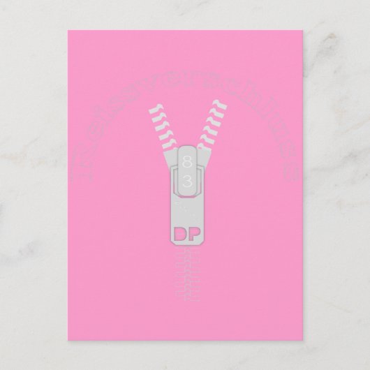 Carte Postale Reissverschluss (Devant)