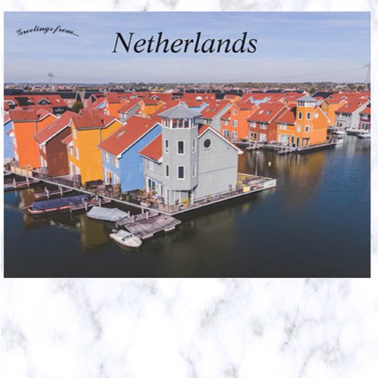 Carte Postale Reitdiephaven Gronigen Pays-Bas