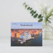 Carte Postale Reitdiephaven Gronigen Pays-Bas (Debout devant)