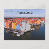 Carte Postale Reitdiephaven Gronigen Pays-Bas (Devant)