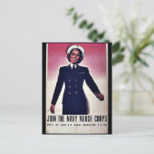 Carte Postale Rejoignez Ce Corps Infirmier De La Marine (Debout devant)