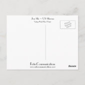 Carte Postale Rejoignez-moi ~ US Marines (Dos)