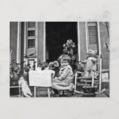 Carte Postale Rejoignez-nous pour du thé (Devant)