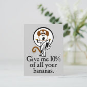 Carte Postale Réjouir le singe (Debout devant)