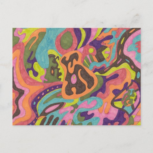 Carte Postale "Relaser" Abstrait (Devant)