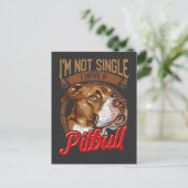 Carte Postale Relation de chien Pitbull Parent de chiot (Debout devant)