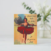 Carte Postale Relation Lingo Life est comme un PC à câble (Debout devant)