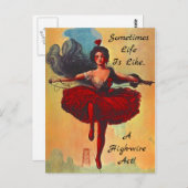 Carte Postale Relation Lingo Life est comme un PC à câble (Devant / Derrière)