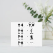 Carte Postale Relations amusantes (Debout devant)