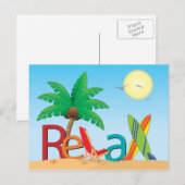 Carte postale Relax (Devant / Derrière)