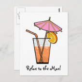 Carte Postale Relax Au Max ! (Devant / Derrière)