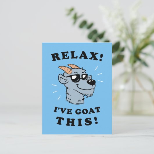 Carte Postale Relax ! J'ai chéri ça (Debout devant)