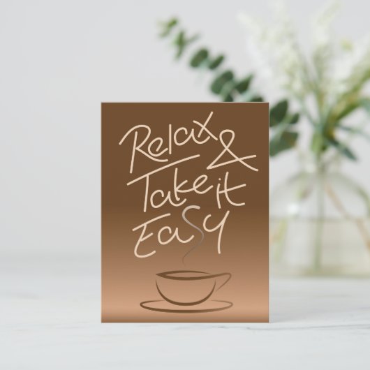 Carte Postale Relax & Take it Easy (Debout devant)