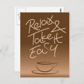 Carte Postale Relax & Take it Easy (Devant / Derrière)