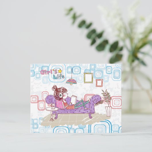 Carte Postale Relaxant (Debout devant)