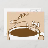 Carte Postale Relaxation avec cacao (Devant / Derrière)