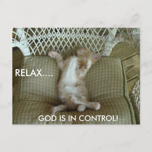 CARTE POSTALE RELAXER... (Devant)