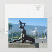 CARTE POSTALE RELIEF DU TREMBLEMENT DE TERRE HAÏTI (Devant / Derrière)