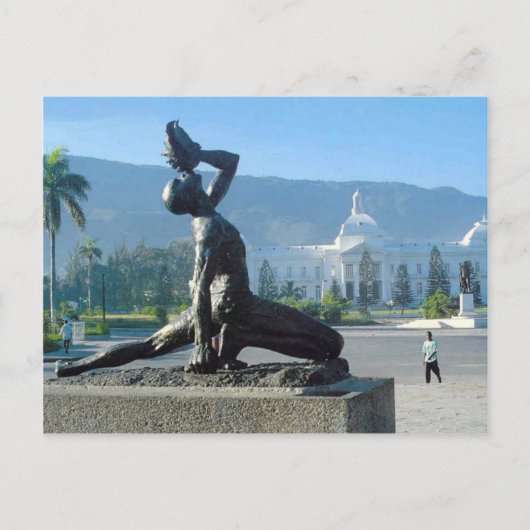 CARTE POSTALE RELIEF DU TREMBLEMENT DE TERRE HAÏTI (Devant)