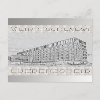 Carte Postale Reliefpostkarte "Neues Rathaus" von Lüdenscheid