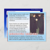 Carte Postale Religion, chefs religieux (Devant / Derrière)