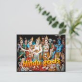 Carte Postale Religion, dieux hindous, (Debout devant)