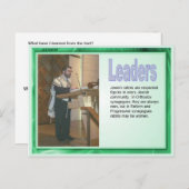 Carte Postale Religion, Judaïsme, Dirigeants (Devant / Derrière)