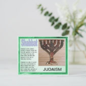 Carte Postale Religion, Judaïsme, Shabbat (Debout devant)