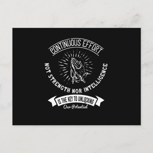 Carte Postale Religion - La Clé Pour Libérer Notre Potentiel (Devant)