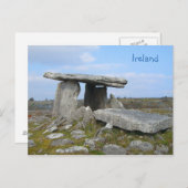 Carte Postale Relique de pierre d'Irlande (Devant / Derrière)