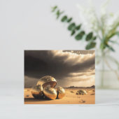 Carte Postale Reliques extraterrestres dans le désert (Debout devant)