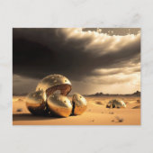 Carte Postale Reliques extraterrestres dans le désert (Devant)