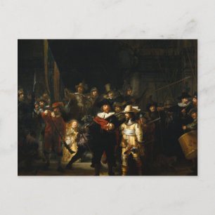 Carte Postale Rembrandt Art Peinture La Nuit