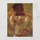 Carte Postale Rembrandt Harmensz. van Rijn Moses mit den Gesetze (Devant)