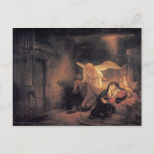 Carte Postale Rembrandt - Le rêve de Joseph dans la stabilité à 
