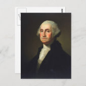 Carte Postale Rembrandt Peale - George Washington (Devant / Derrière)
