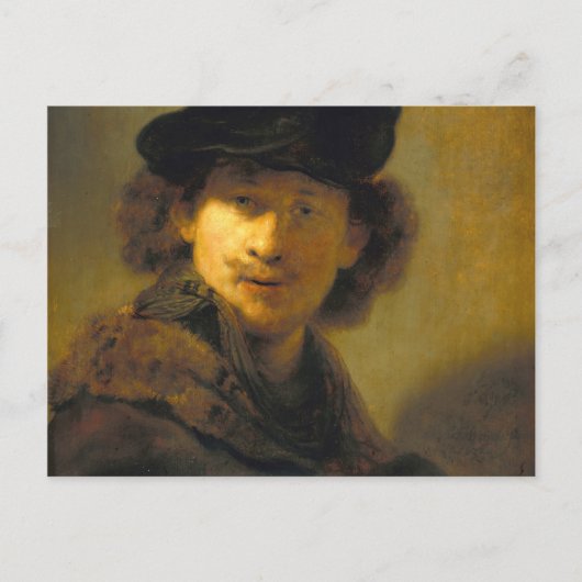 Carte Postale Rembrandt Self Portrait (Devant)