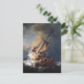 Carte Postale Rembrandt Storm Mer de Galilée (Debout devant)