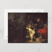 Carte Postale Rembrandt Susanna et les Anciens (Devant / Derrière)