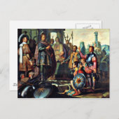 Carte Postale Rembrandt : Tableau d'histoire, 1626 oeuvres d'art (Devant / Derrière)
