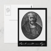 Carte Postale Rembrandt Van Rijn (Devant / Derrière)
